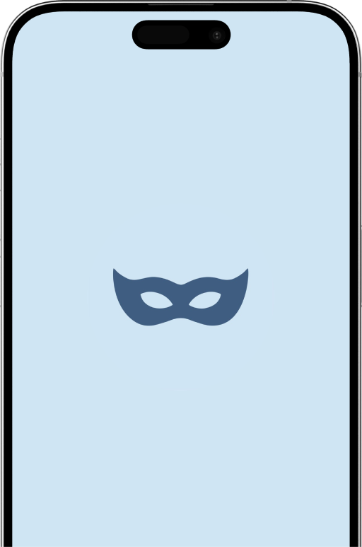 Phone with Mask Icon